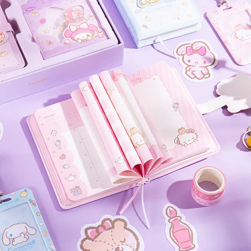 Полный набор HelloKitty Cinnamoroll Sanrio серии GoodNight наклейка на блокнот для карт Подарочная