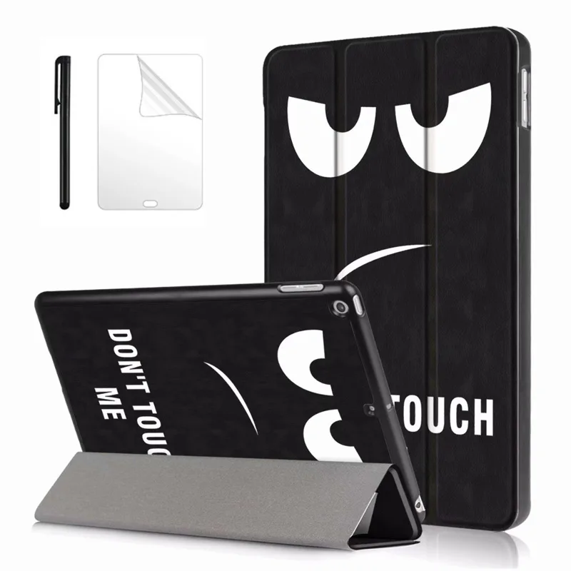 

Тонкий чехол-книжка из искусственной кожи с подставкой для iPad 9,7 дюйма 2017 2018, Чехол для iPad 9,7 2018, чехол для планшета, чехлы с принтом и флип-пле...
