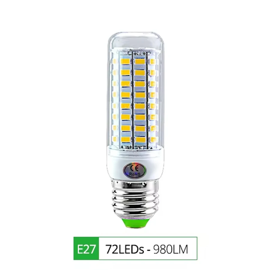 

Светодиодная лампа кукуруза E27-72LED-5730 теплый/холодный белый свет