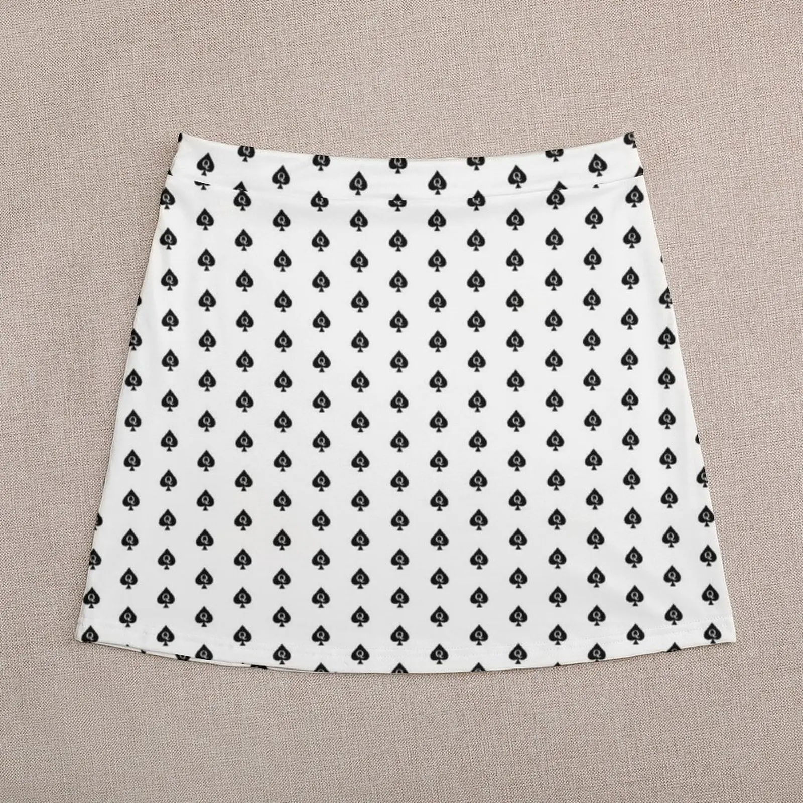 Женская мини-юбка с принтом Queen of Spades летняя в Корейском стиле модель 2023 года