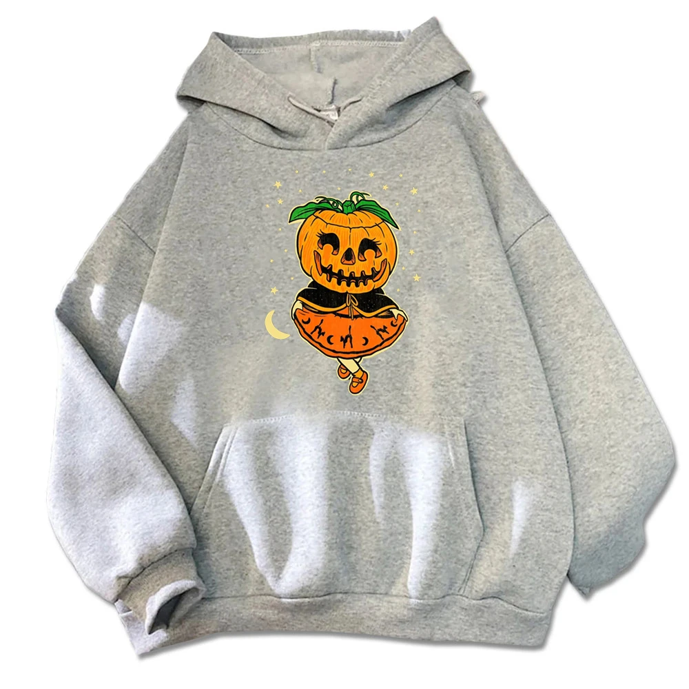 Уникальный пуловер в стиле Хэллоуин украшенный улыбающимся Джеком-о-фонариком и