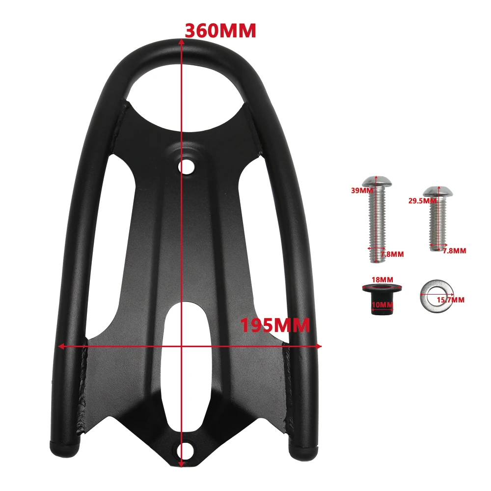 Багажник для мотоцикла KAWASAKI Vulcan S 650 VN650 задний багажник черные полки подставка