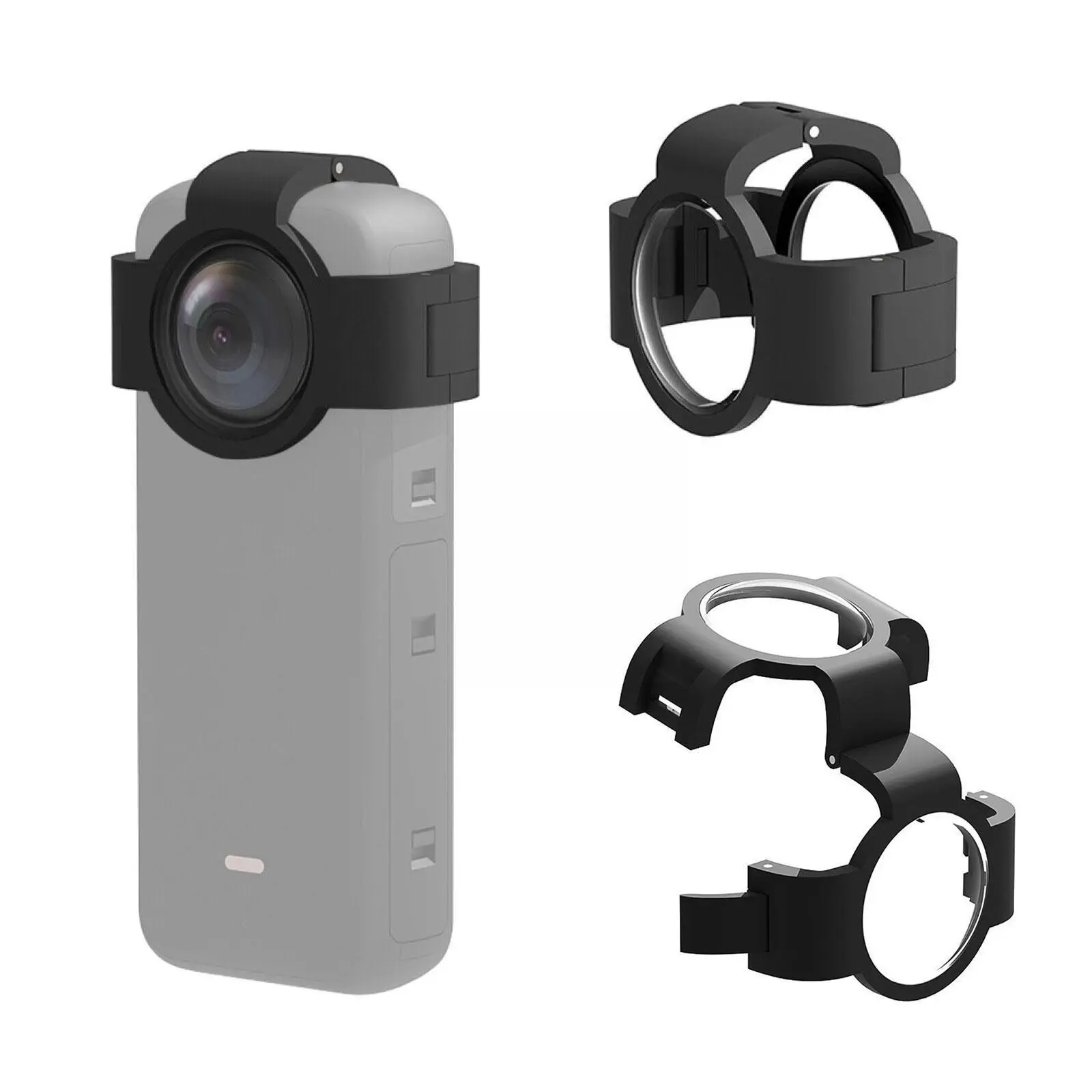 

Защитная зеркальная защитная крышка для Insta 360 X3, клейкая Защита объектива, водонепроницаемая зеркальная Защита объектива для 360x F5n4
