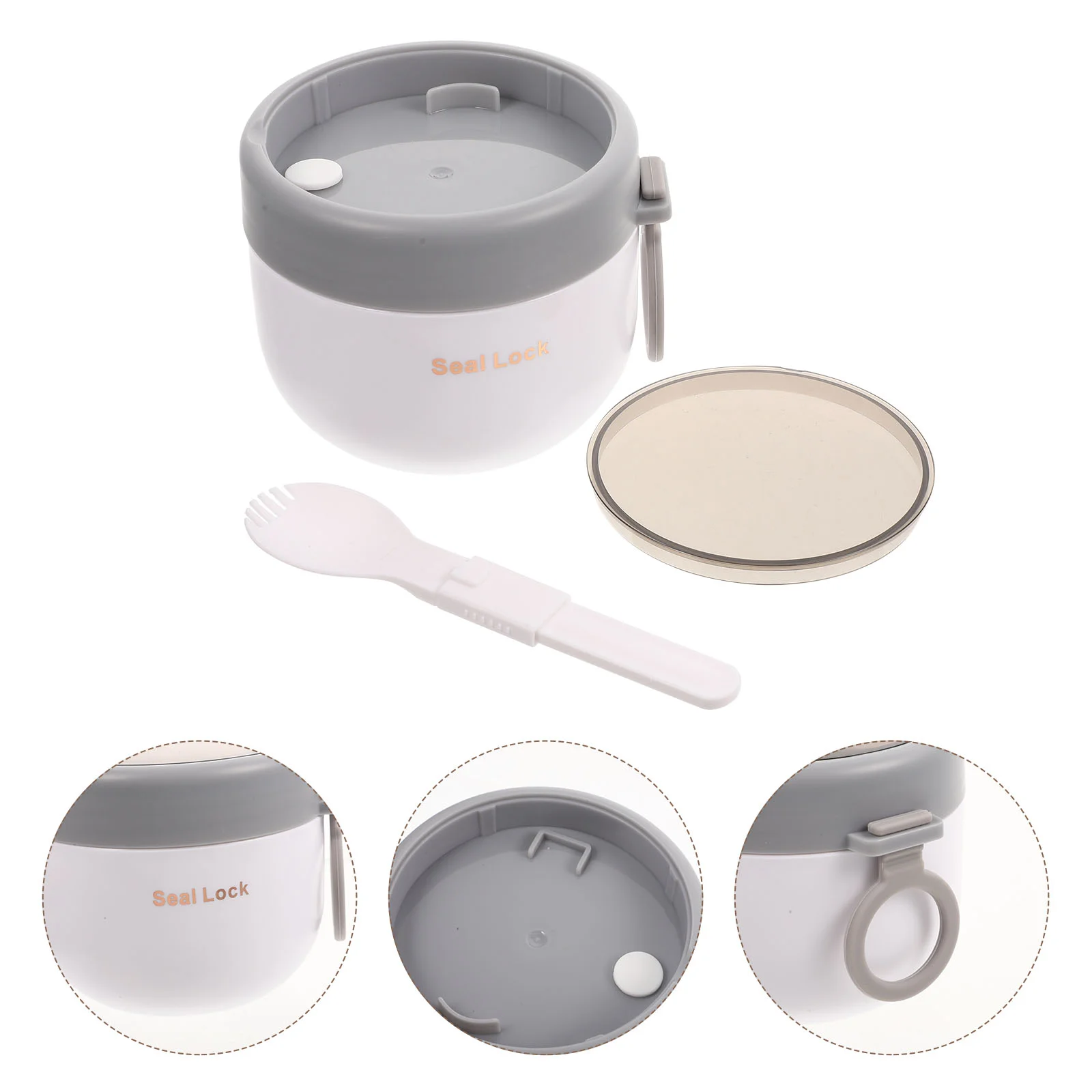 

Stainless Steel Breakfast Mug Multi-use Cup Leakproof Travel Containers Soup Food Portable Milk Storage Holder