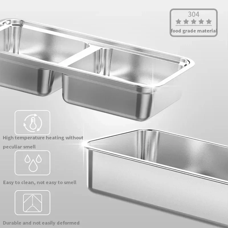 Портативный ланч-бокс с электрическим подогревом контейнер для еды Bento из