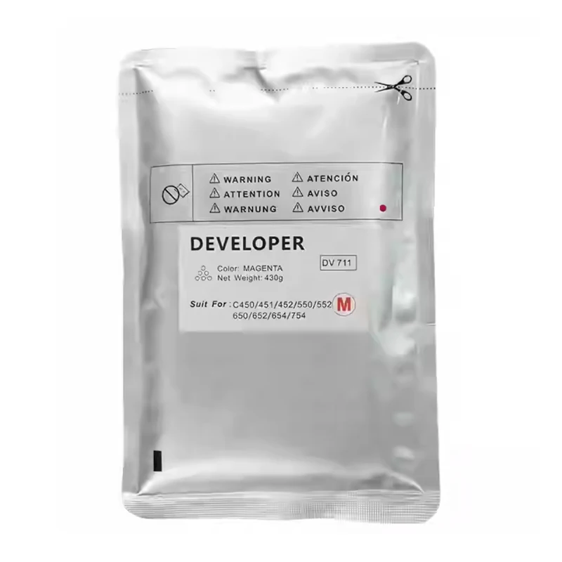 1 шт. DV711 DV 711 тонер-порошок для принтера Konica Minolta Bizhub C450 C451 C452 C550 C552 C650 C654 C754 C654e C754e