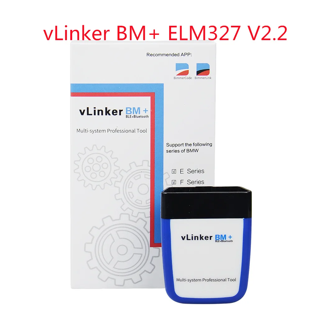 

Vgate vLinker BM+ ELM327 V2.2 BT 4.0 wifi For BMW Scanner OBD 2 OBD2 Car Diagnostic Auto Tool ELM 327 ODB2 Bimmercode