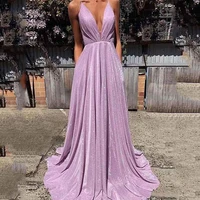 pink prom dresses fashion thin spaghetti straps tail banquet satin sequin maxi dress prom sling skirt for women vestidos 2022
