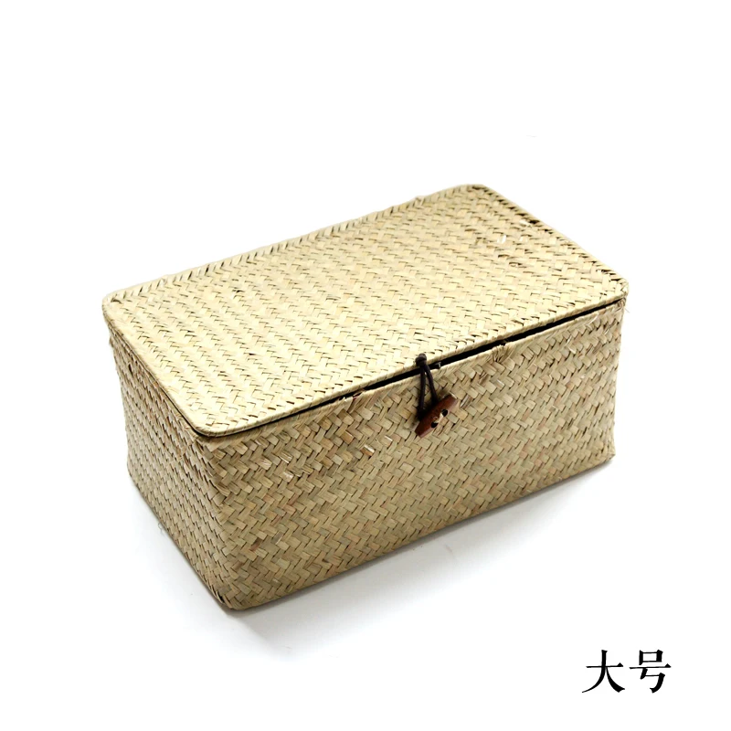 Подставка из ротанга для хранения чайного набора соломенная |