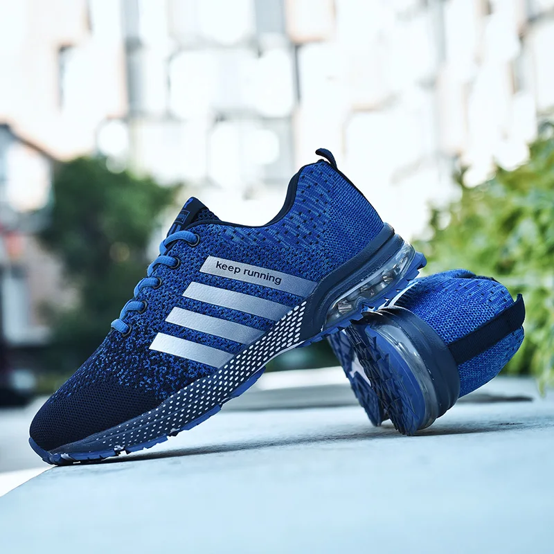 Light Men's Shoes Breathable Running Shoes for Man Large Size 48 Sneakers Women Comfortable Walking Jogging Male Casual Shoes