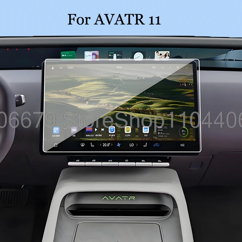 

Автомобильная пленка против царапин, защитная пленка из закаленного стекла для AVATR 11 2023 2024 2025 15,6 дюймов, автомобильная развлекательная GPS-навигация
