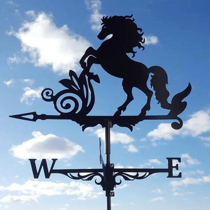 

Метеостанция для крыш, устойчивая к ультрафиолетовому излучению Ветрозащита для крыши, индикатор направления ветра, металлический навес для животных, винтажный Декор