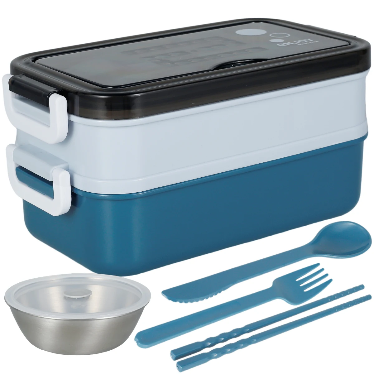 

Портативный Ланч-бокс с вилкой и ложкой, 1050 мл