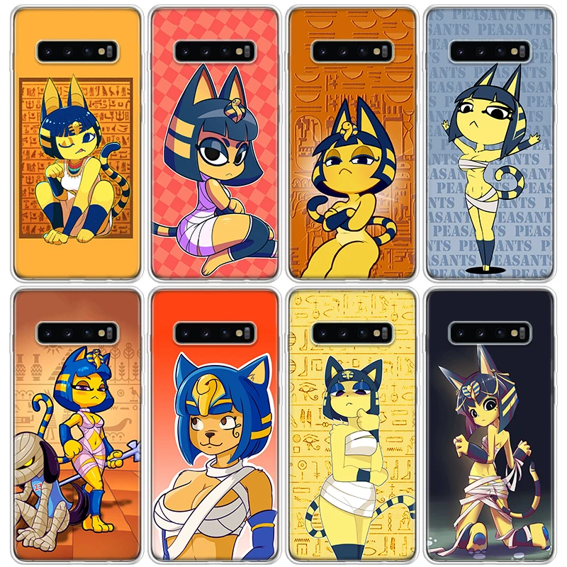 Мультяшный чехол для телефона анкха зона Samsung Galaxy S24 S23 S22 S21 Ultra S20 FE S10 Plus S10E S9 S8