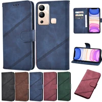 case for infinix hot 12i leather cover fundas luxury protective flip coque for infinix hot 12i back shell capa