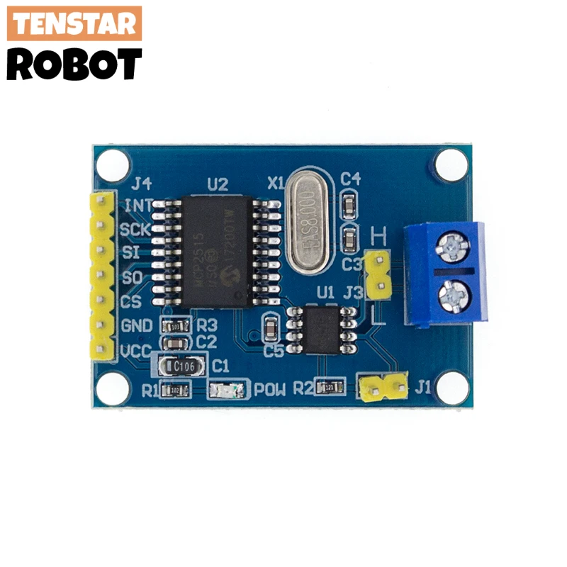 Плата модуля CAN Bus MCP2515 TJA1050, приемник SPI для 51 MCU контроллер рычага