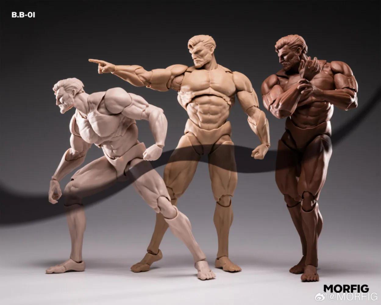 Фото В наличии Оригинальная фигурка INART MORFIG Blank Male Body 1/12 (BlankBody-01) с подвижными суставами, модель для сборки, QUEEN STUDIOS WF №3