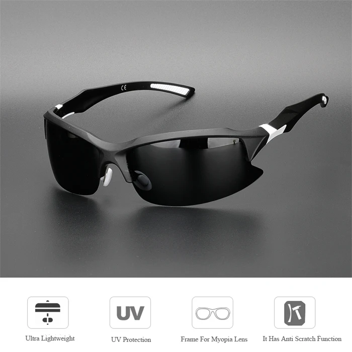 

Professional Polarized Cycling Glasses Bike Bicycle Goggles Outdoor Sports Sunglasses UV 400 2 Style polarized sunglasses