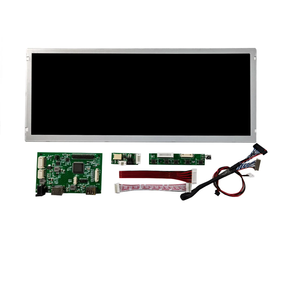 Плата драйвера USB Hd-Mi и Tft ЖК-дисплей USB-аудиоинтерфейс Сменный ЖК-экран 12,3 дюйма 1920x480 Рекламный экран (art.: 3920cd24387fa) - 3920cd24387fa