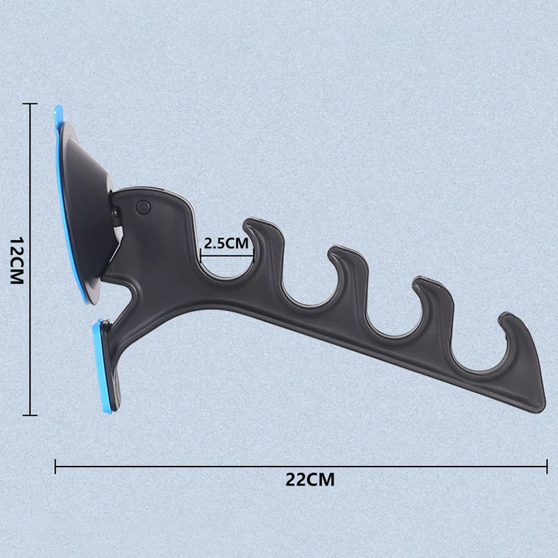 Кронштейн для удочки на присоске автомобильный держатель настенное крепление