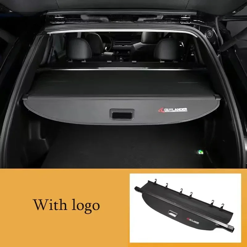 

ДЛЯ Mitsubishi outlander 4 outlander 2023 2024 2025 7 мест, крышка багажника, занавеска, перегородка, модифицированные декоративные аксессуары