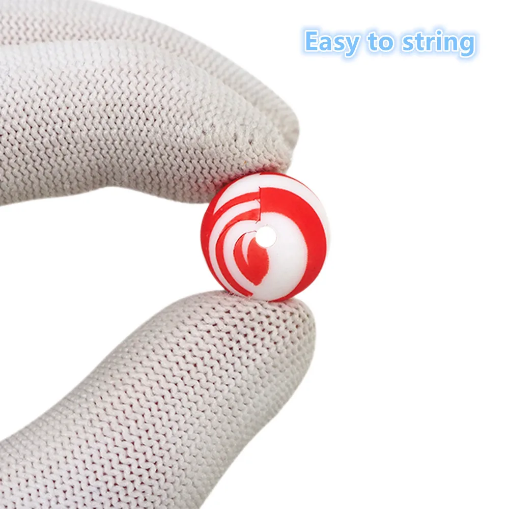 10 шт. силиконовые бусины с принтом в виде флага 15 мм |