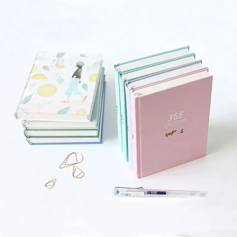 2023 Agenda Planner Notebook Daily Plan Illustration Notebook Journal Diary Book Record Life Stationery School supplies