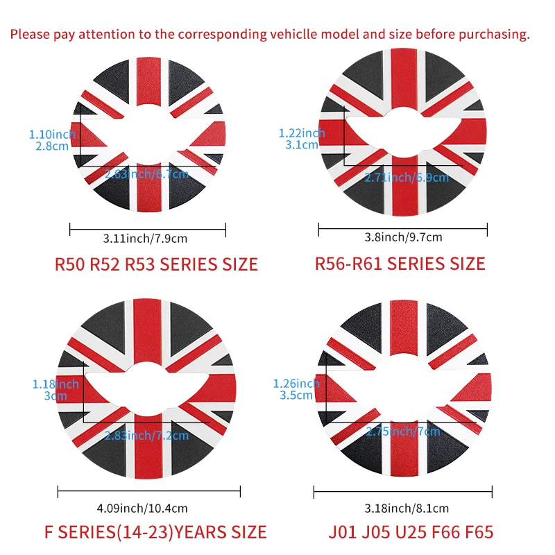 Автомобильная наклейка на руль для Mini Cooper R55 R56 R57 R60 R50 R52 R53 F56 F54 F60 Наклейки из