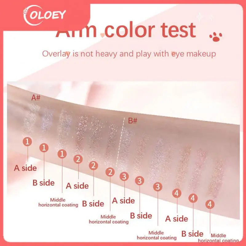 

Waterproof Double Color Gradient Velvet Eye Makeup Shadow Stick Mix Glitter Matte Eyeshadow Pallete Pen Dual Color Shadow TSLM1