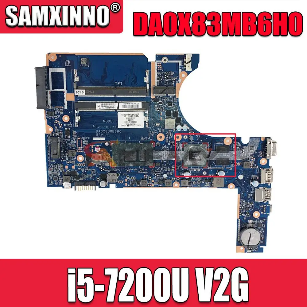 

For HP 450 G4 Laptop Motherboard With I5-7200U CPU DDR4 930MX 2GB 907714-601 DA0X83MB6H0 100% Working
