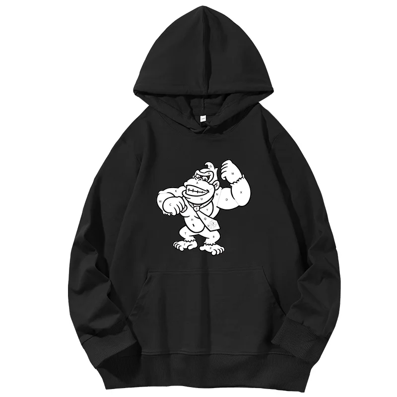 It's On Like Donkey Kong fashion graphic Hooded sweatshirts cotton tracksuit men Hooded Shirt Spring Autumn Men's clothing