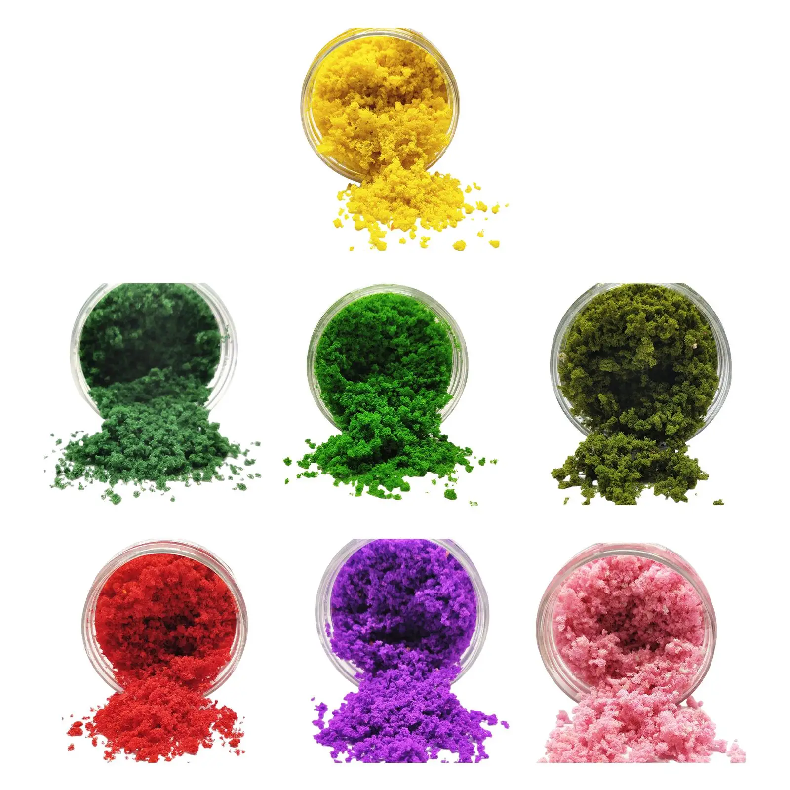 

Миниатюрная статическая трава, статический пейзаж, «сделай сам», группы искусственной растительности для архитектурной модели, аксессуары, модель поезда Faiy Garden