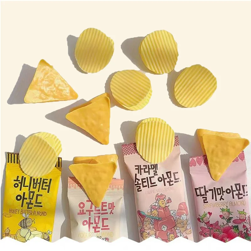 

2Pcs Simulation Potato Chip Clip Snack Fresh Food Storage Bag Clips Kitchen Bread Packaging Sealer Paper Document Sealing Clamp