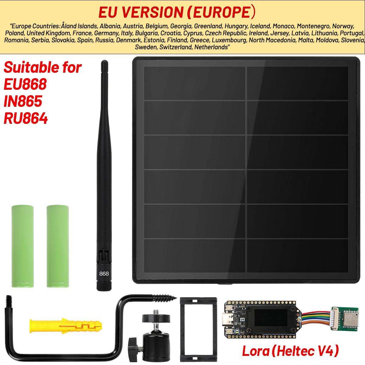 

Heltec WiFi LoRa на солнечной энергии 32 V4 868 МГц 915 МГц Солнечная мебеластичная GPS ESP32 WIFI + BLE SX1262 LoRa Узел для сетевой сети LoRaWAN