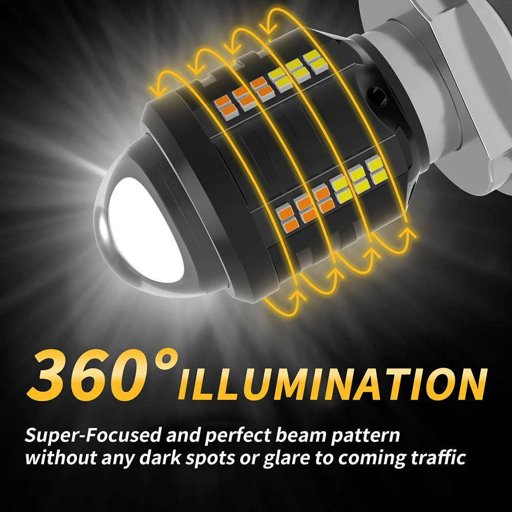 Электрический скутер мотоцикл светодиодные супер яркие лампы фар H4 H6 BA20D P15D свет