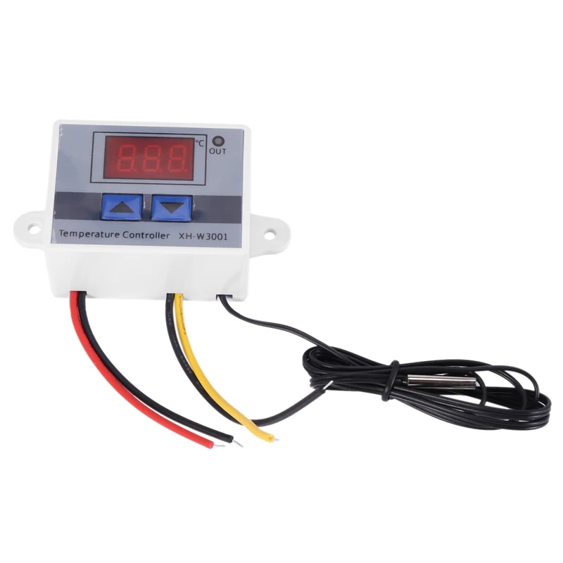 

220V Digital LED Temperature Controller 10A Thermostat Control Switch Probe New