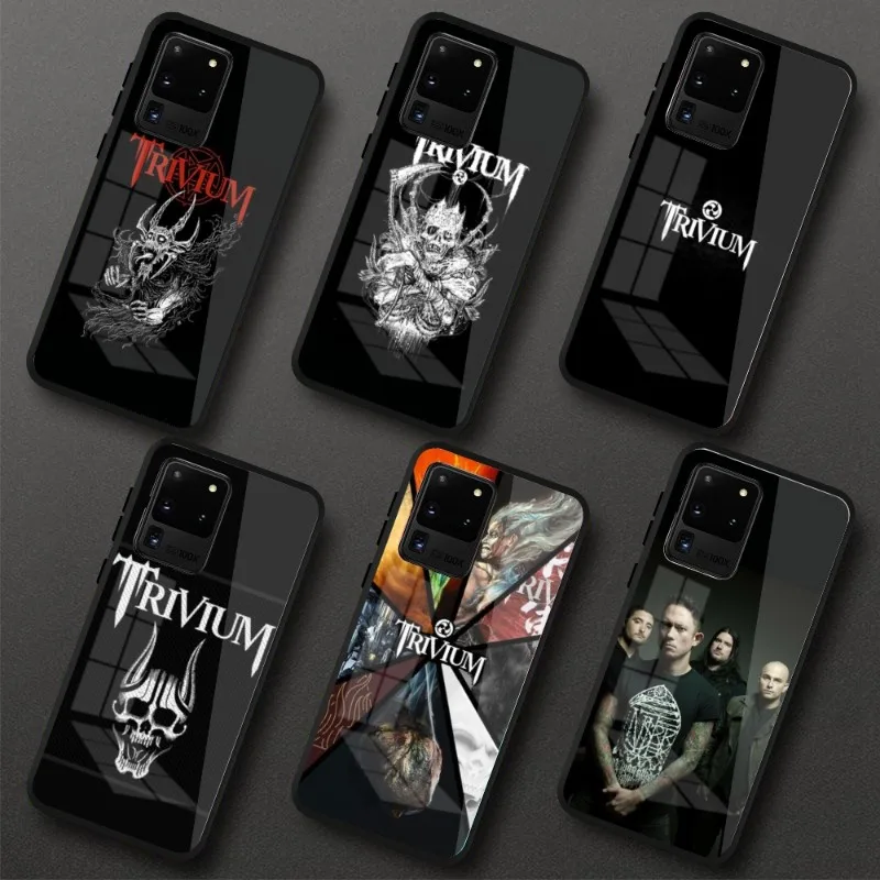 Стеклянный чехол для телефона Rock am Ring Trivium чехол для телефона для Samung S23 S22 S21 Pro Ultra A13 A33 A53 NOTE 20 PC