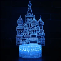 castle ferris wheel forest lamp acrylic usb led nightlights neon sign christmas decorations for home bedroom birthday gifts