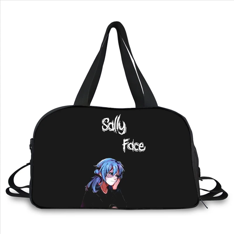 Sally face 3D printing fashion trend portable large capacity multi-function messenger bag travel bag