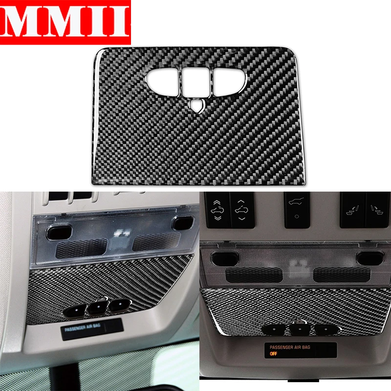 

For Chevrolet Silverado 2007-2013 Interior Carbon Fiber Overhead Light Control Panel Decoration Trim Sticker Car Accessories