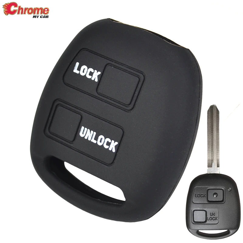 Силиконовый чехол для ключей Toyota Land Cruiser RAV4 Previa Yaris Alphard Celica Pixis Space Truck Epoch Passo Rush HiAce