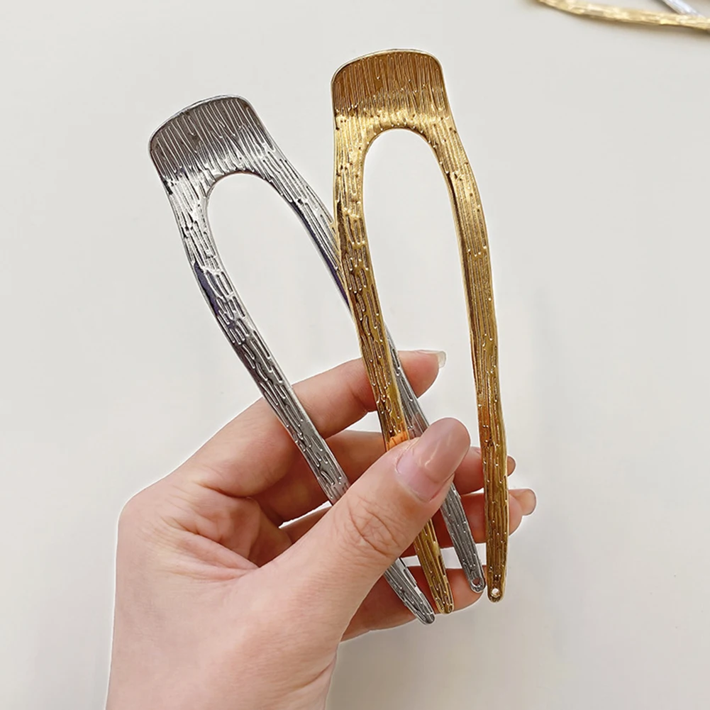 

Fashion Alloy Hair Sticks for Women Shell Hair Clip Hair Pins U Shape Girls Hairpins Hair Bun Maker Wedding Hair Accessories