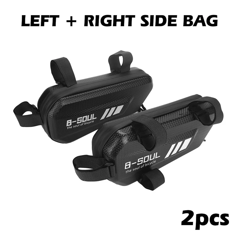 

Водонепроницаемая Боковая Сумка Для Мотоцикла С Жестким Корпусом, Большая Велосипедная Рама Для Хранения