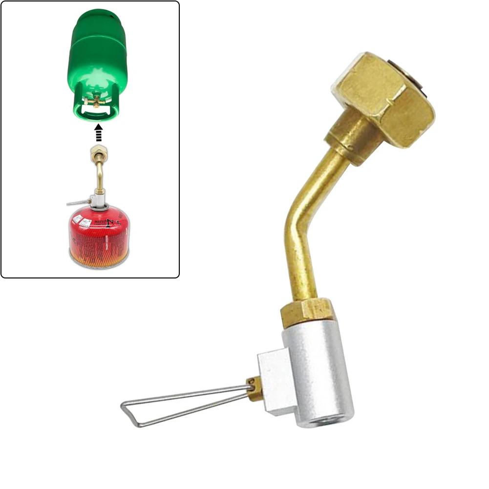 

1pc Gas Butane Cylinder Tank Refill Connector Adapter For Outdoor Camping Picnic Butane Cylinder Filling Connector Adapter Valve
