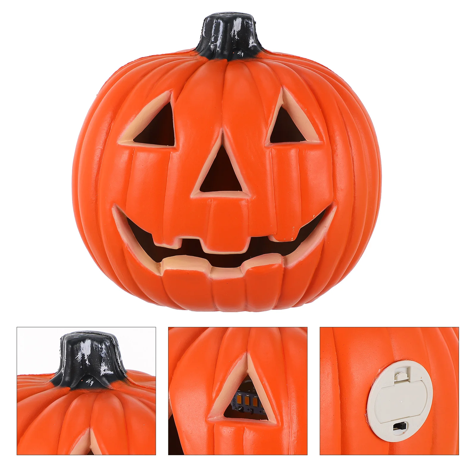 

Hollow Out Jack-o-lantern Party Decor Halloween Supply Light Decoration Plastic Cool