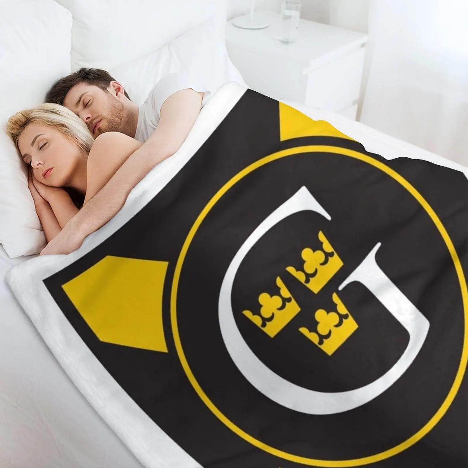 Одеяло для колледжа Gustavus Adolphus волосатые дорожные одеяла