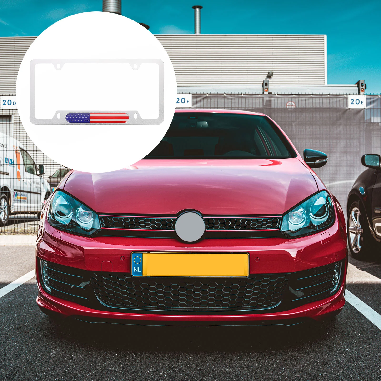 

License Plate Frame Frames Metal License Plate Frames House Aluminum Alloy Covers Auto Usa