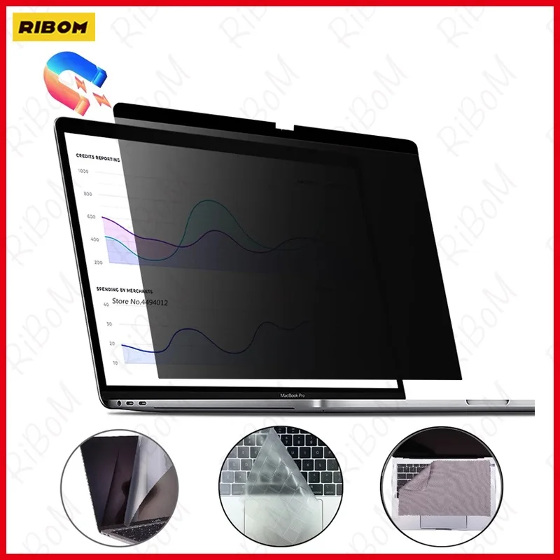 

New 2022 Laptop Privacy Filter For Apple MacBook Pro 16 A2485 Screen Protectors Film Removable Magnetic Privacy Filter Film