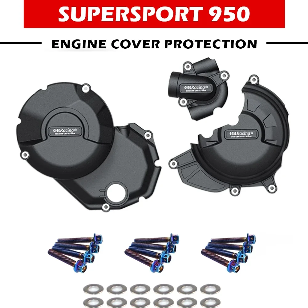 Защита крышки двигателя мотоцикла для чехла GB Racing DUCATI SuperSport 950 2021-2024 GBRacing защитные
