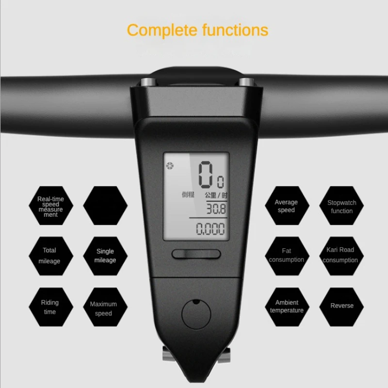 

Bicycle Mountain Bike Code Meter Handle Integrated Wired Wireless Luminous Waterproof Speed Odometer Mountain Bicycle Fitting
